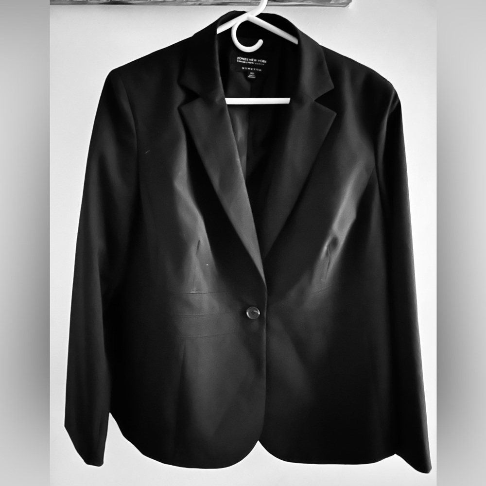 Jones New York Black Tailored Blazer